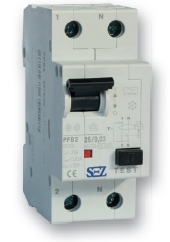 PFB 2/40/0.03, SEZ áramvédő kapcsoló 2P 40A 0,03A